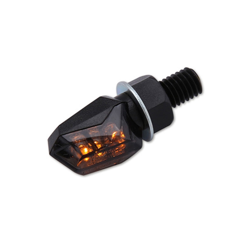 Clignotants LED moto Highsider Smart Tiny noirs