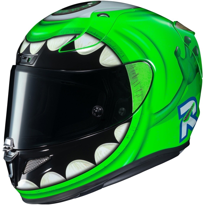Integrální přilba na motorku HJC RPHA 11 Mike Wazowski Disney MC4 výprodej