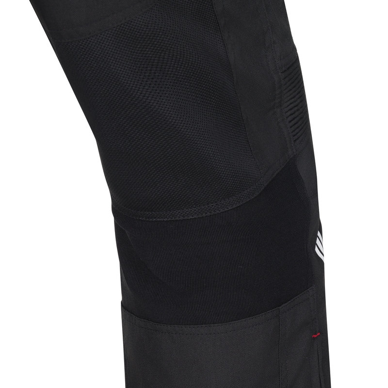 Pantalon court de moto RSA Bolt noir et blanc