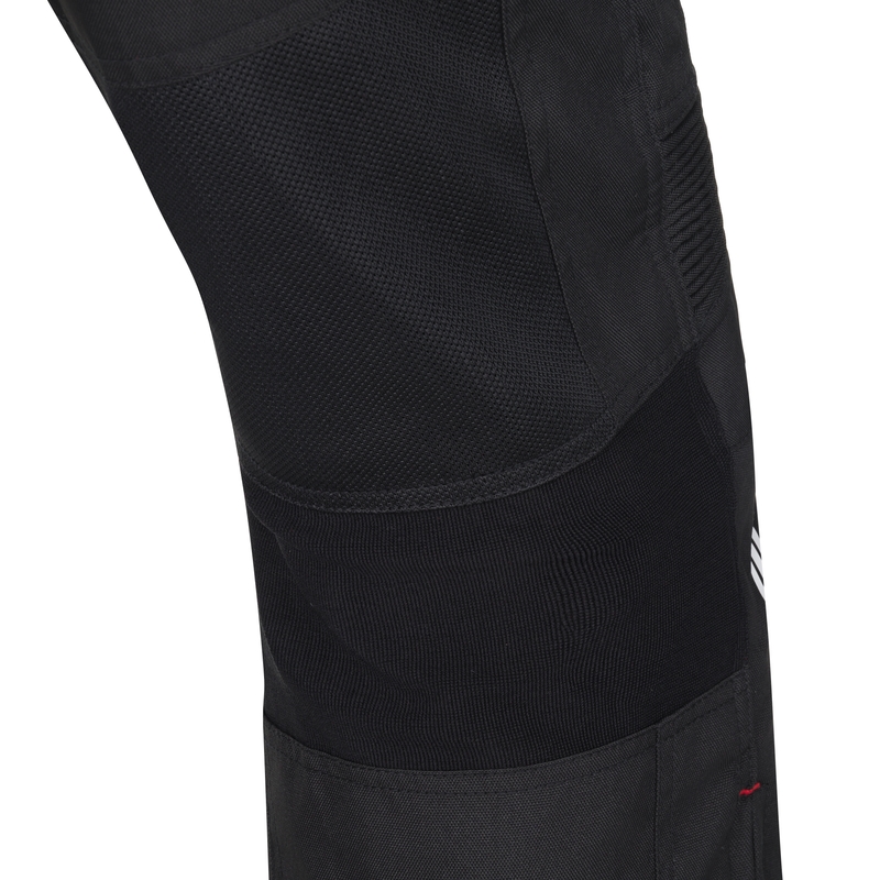 Pantalon court de moto RSA Bolt noir et blanc