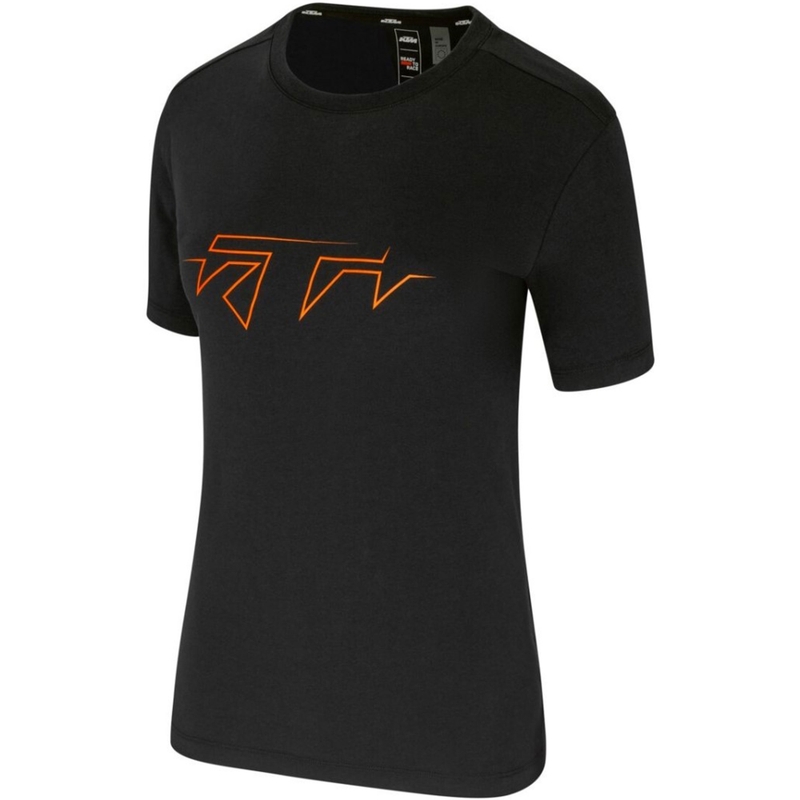 T-shirt KTM pour femme avec logo noir