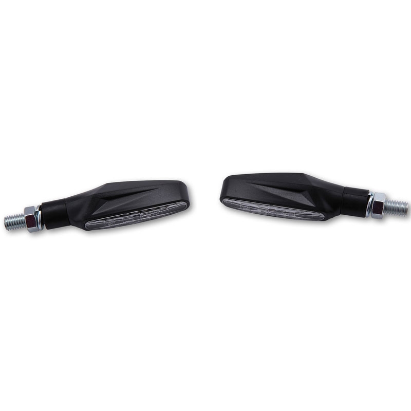 Clignotants LED moto Highsider Smart Stix noirs
