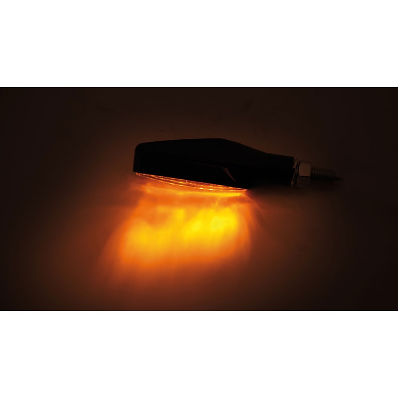 Clignotants LED moto Highsider Smart Stix noirs