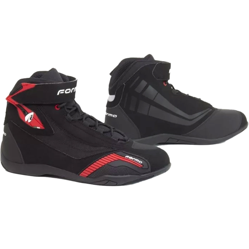 Bottes de moto Forma Genesis noires et rouges