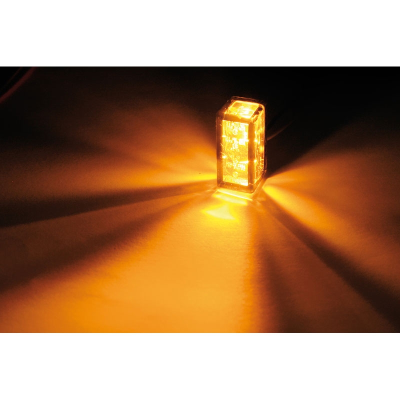 Clignotants moto Highsider Smart Cube-V LED noir