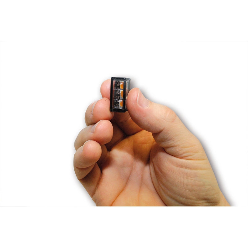 Clignotants moto Highsider Smart Cube-V LED noir