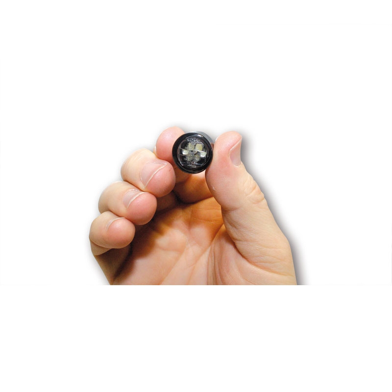 Clignotants LED moto Highsider Smart Micro Pin noirs
