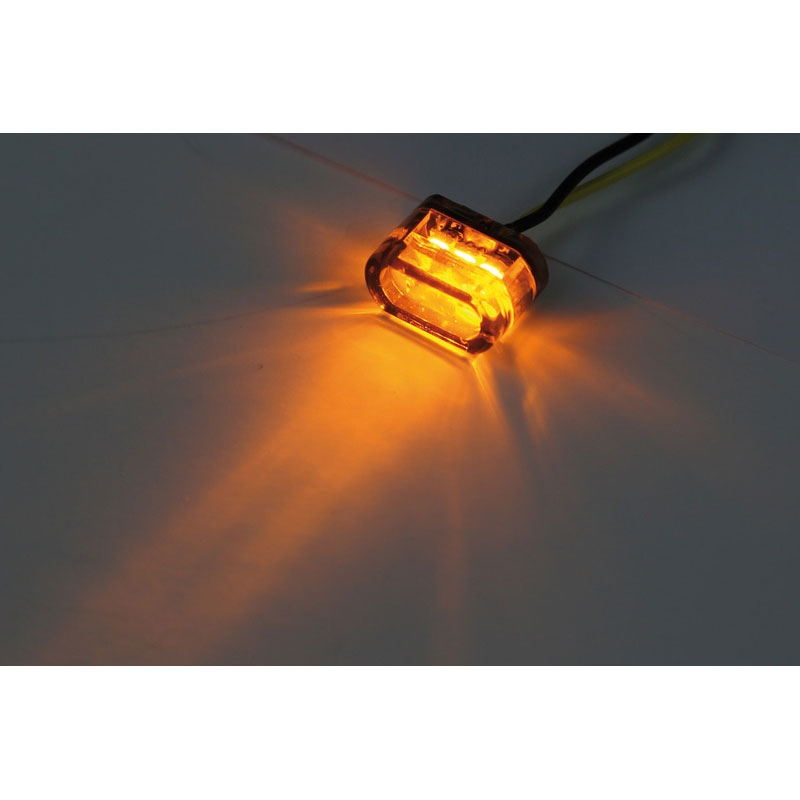 Clignotants moto Highsider Smart Module 2 LED gris fumé