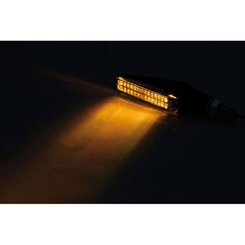 Clignotants moto Highsider Smart Fineline LED noir