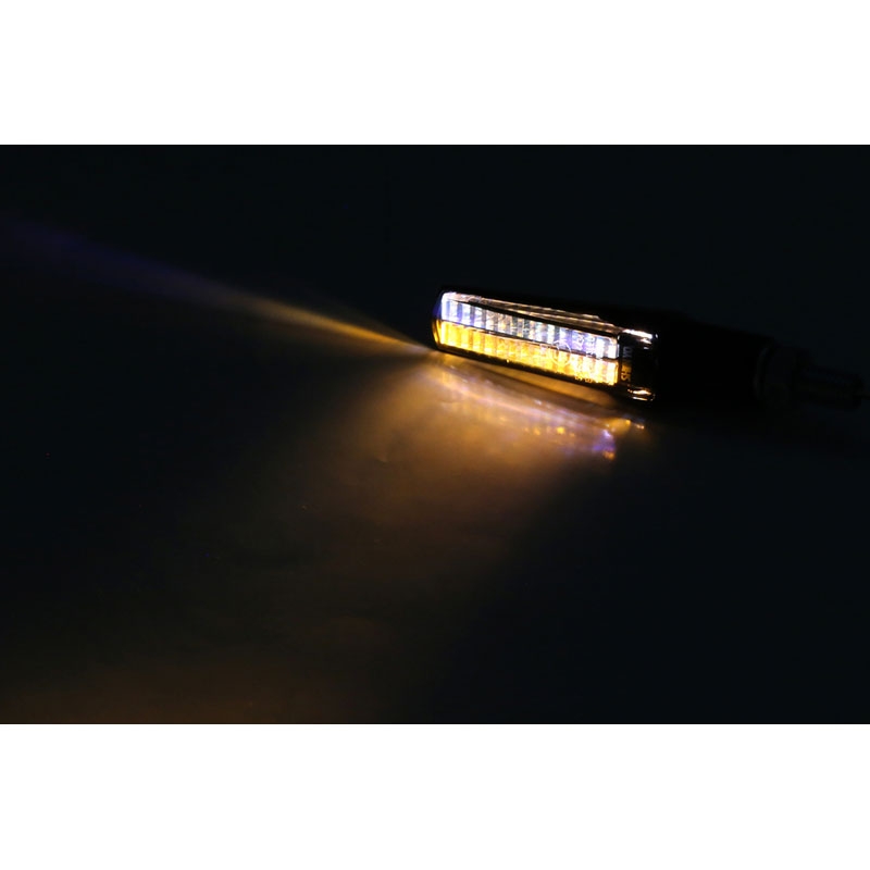 Clignotants moto Highsider Smart Fineline LED 2en1 noir