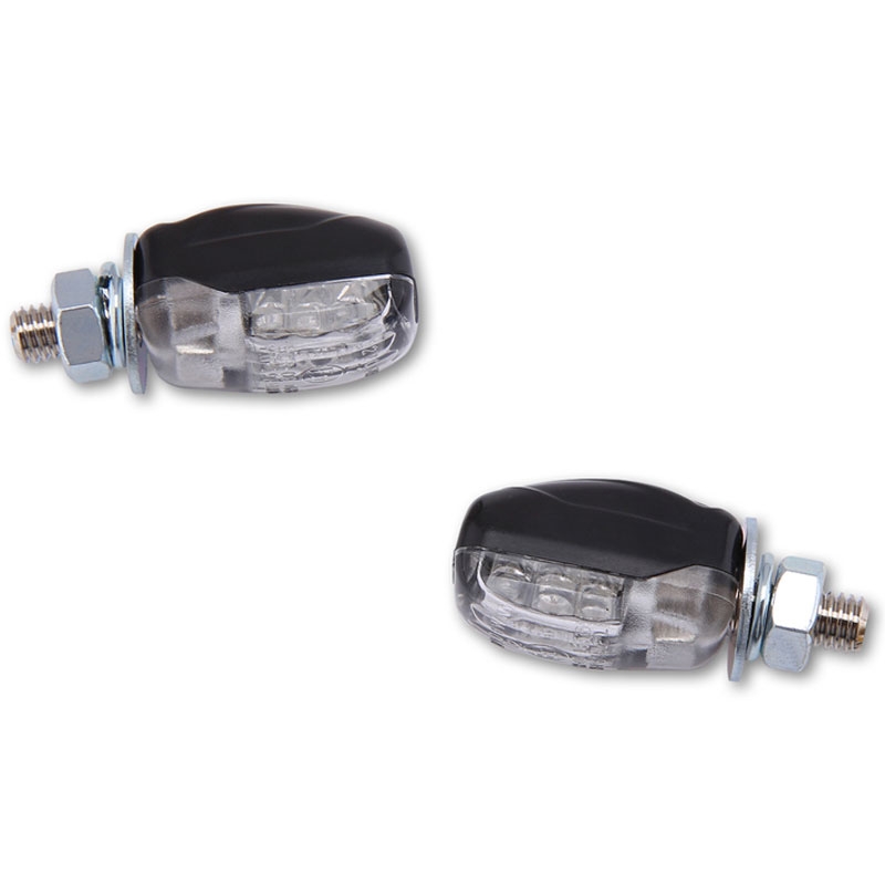 Clignotants moto Highsider Smart Picco LED noir