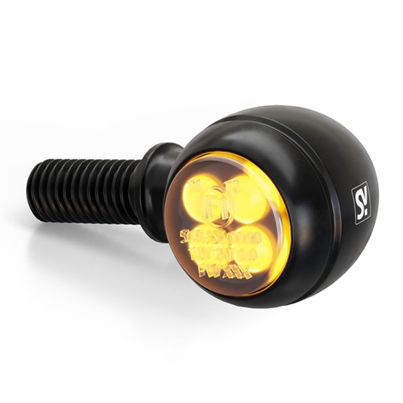 Clignotants moto Highsider Smart Circula-S LED 2en1 noir