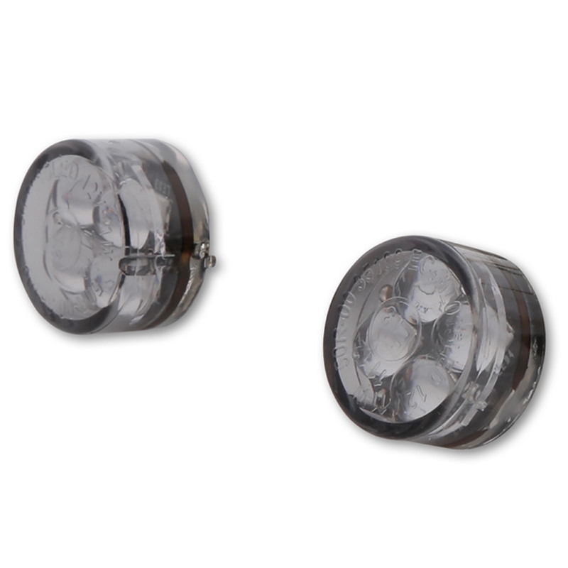Clignotants moto Highsider Smart Module Seize LED gris fumé