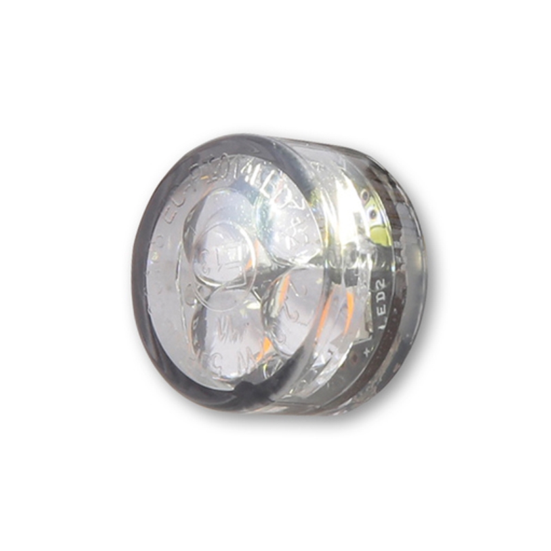 Clignotants moto Highsider Smart Module Sixteen LED 2en1 gris fumé