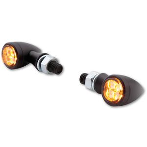 Clignotants moto Highsider Smart Sixteen Bullet LED gris fumé