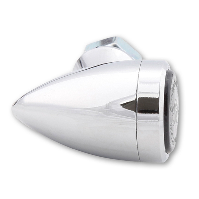 Clignotants moto Highsider Smart Sixteen Bullet LED chromé