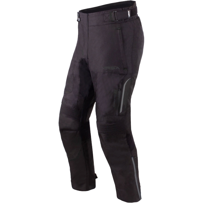Pantalon de moto RSA Wasp noir étendu