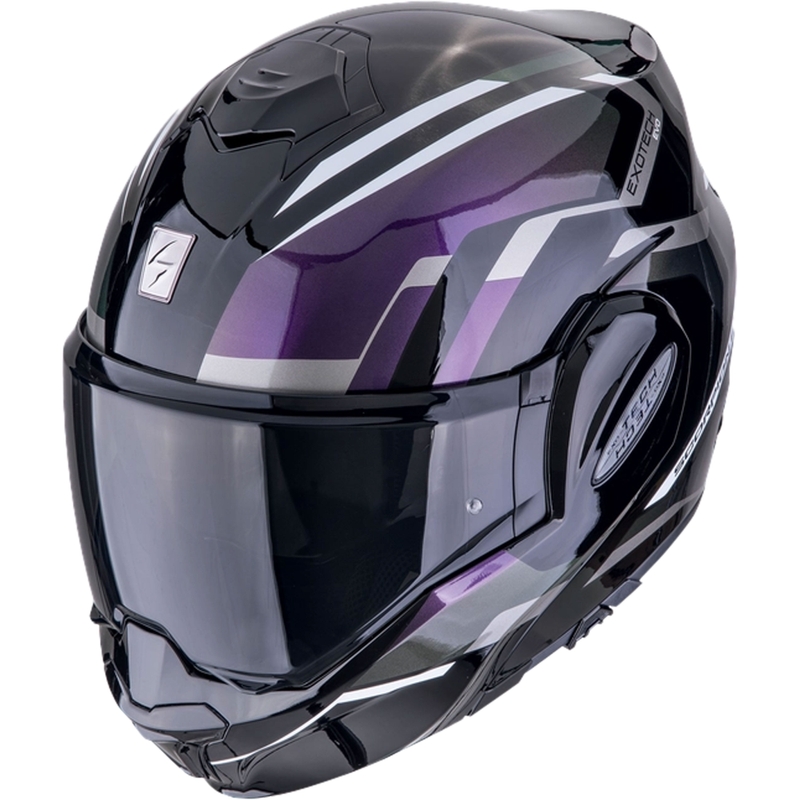 Casque moto pliable Scorpion EXO-TECH EVO FURIO noir caméléon
