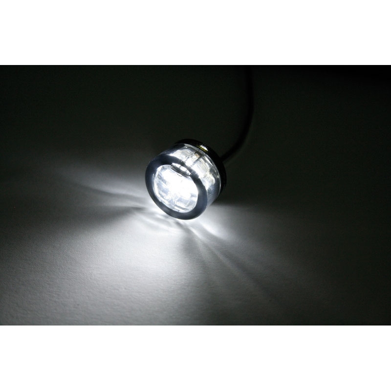 Feu de stationnement LED Highsider Smart Micro Pin, gris fumé