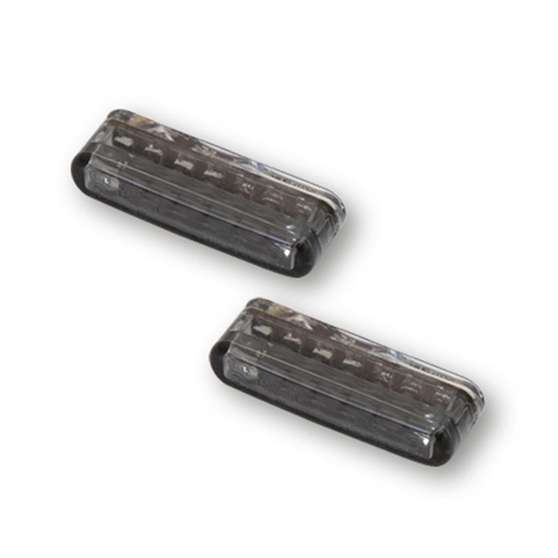 Clignotants moto Highsider Smart Shorty LED 3 en 1 noir