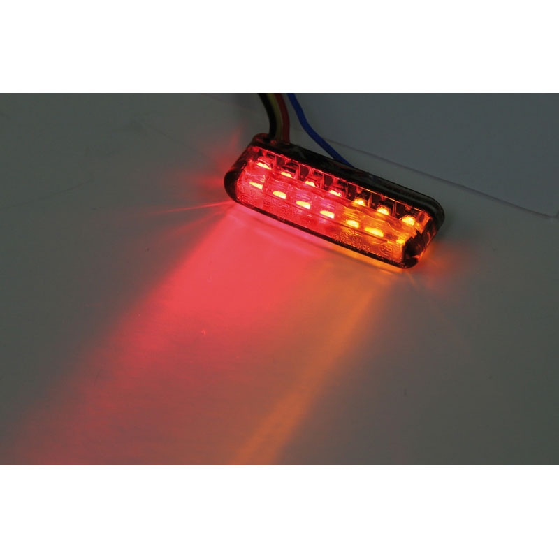 Clignotants moto Highsider Smart Shorty LED 3 en 1 noir