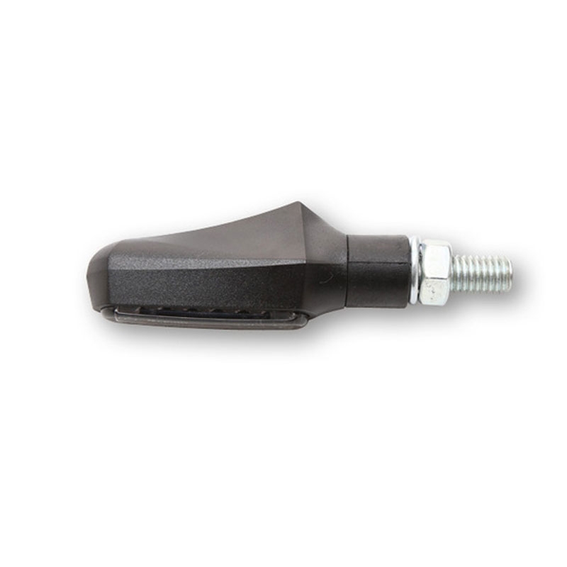 Clignotants moto Highsider Smart Shorty Fin 3 en 1 noir
