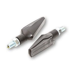 Clignotants moto Highsider Smart Fineline LED 3 en 1 noir