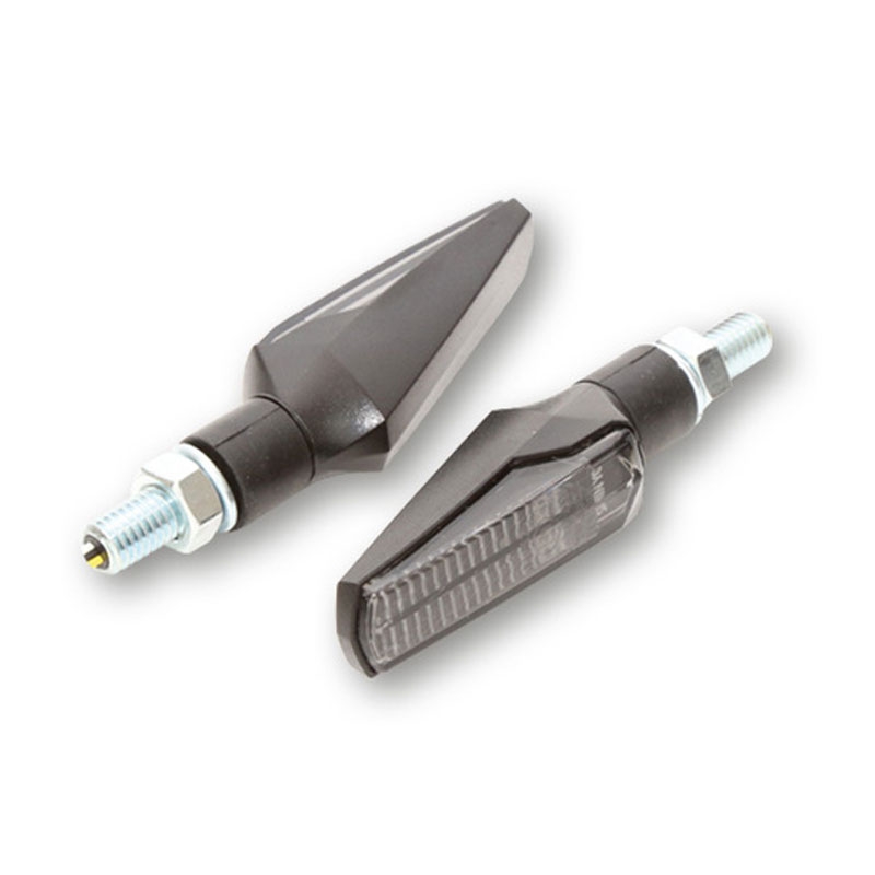 Clignotants moto Highsider Smart Fineline LED 3 en 1 noir
