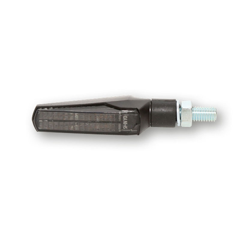 Clignotants moto Highsider Smart Fineline LED 3 en 1 noir