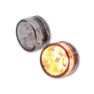 Clignotants moto Highsider Smart Module Sixteen LED 3en1 gris fumé
