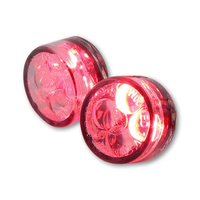 Clignotants moto Highsider Smart Module Sixteen LED 3en1 gris fumé