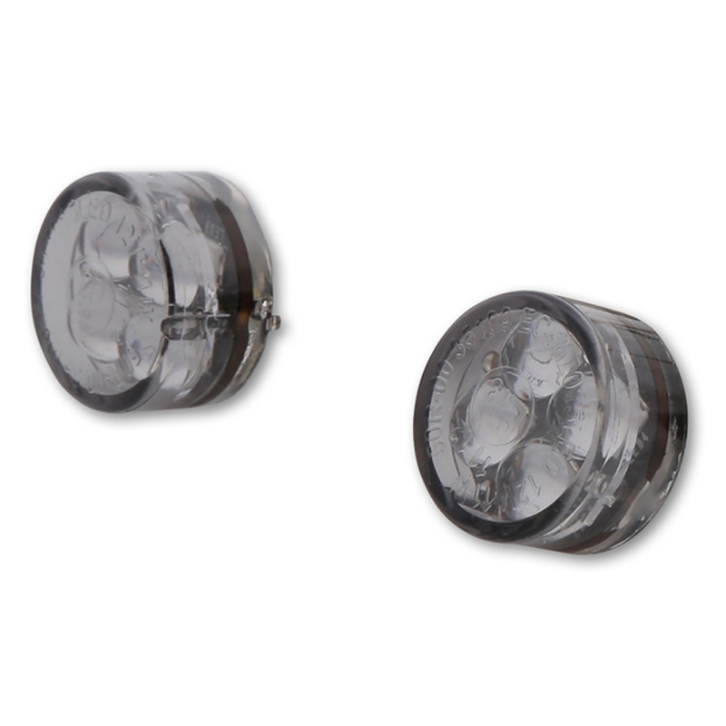 Clignotants moto Highsider Smart Module Sixteen LED 3en1 gris fumé