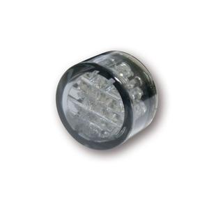 Feu arrière de moto à LED Highsider Smart Pin, gris fumé