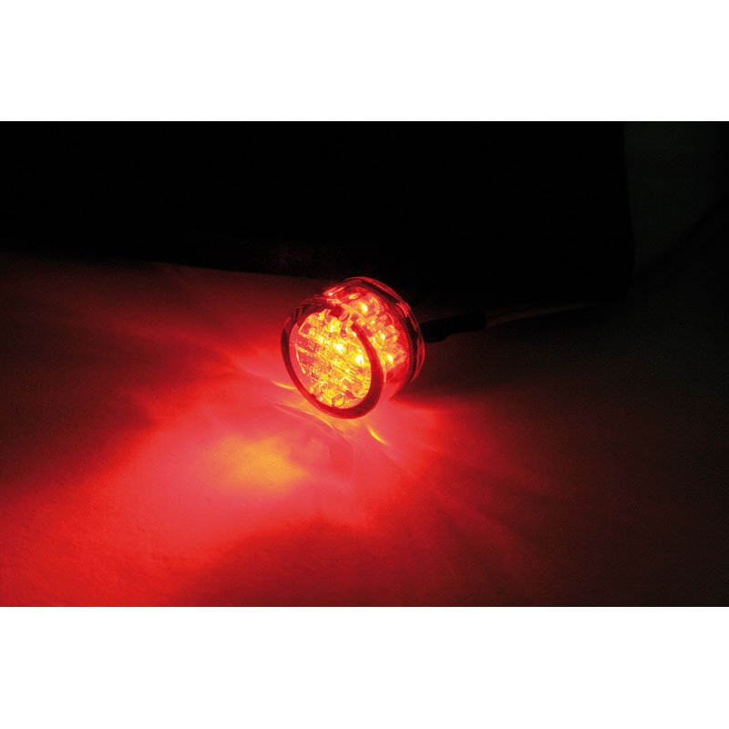 Feu arrière de moto à LED Highsider Smart Pin rouge