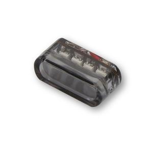 Feu arrière de moto Highsider Smart Module 1 LED, gris fumé