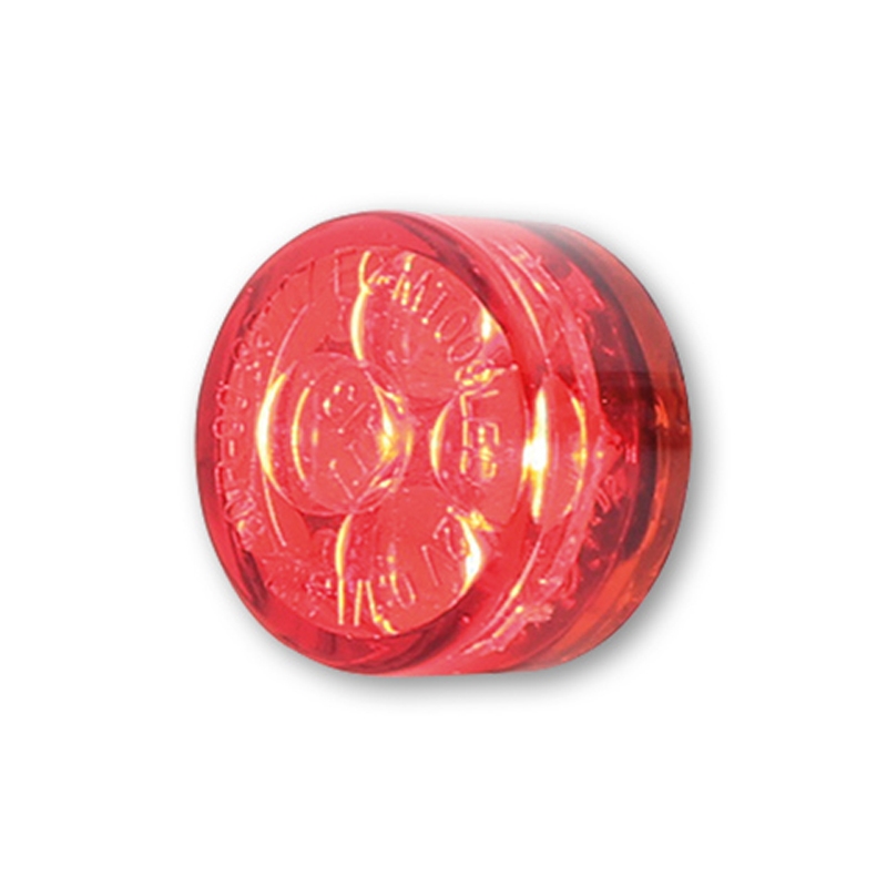 Feu arrière de moto Highsider Smart Module Sixteen LED rouge
