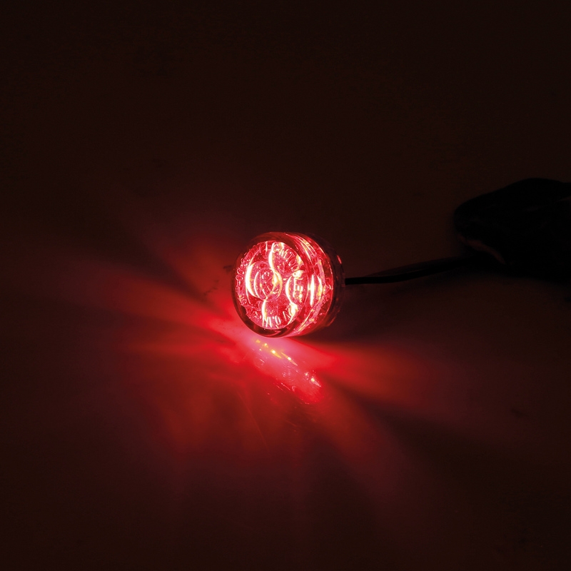 Feu arrière de moto Highsider Smart Module Sixteen LED rouge