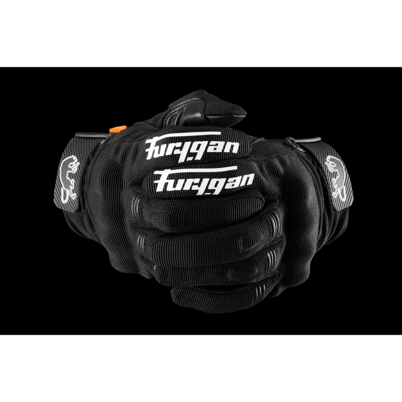 Gants moto femme Furygan Jet Lady D3O® Evo noir-blanc