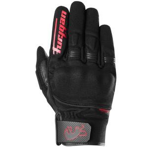 Gants moto Furygan Jet D3O Evo noir-rouge