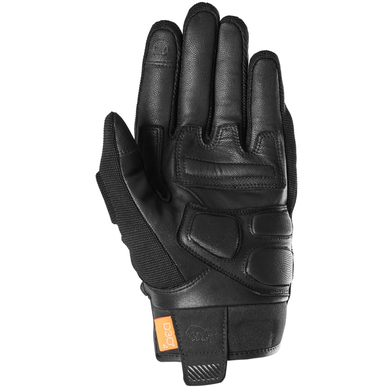 Gants moto Furygan Jet D3O Evo noir-rouge