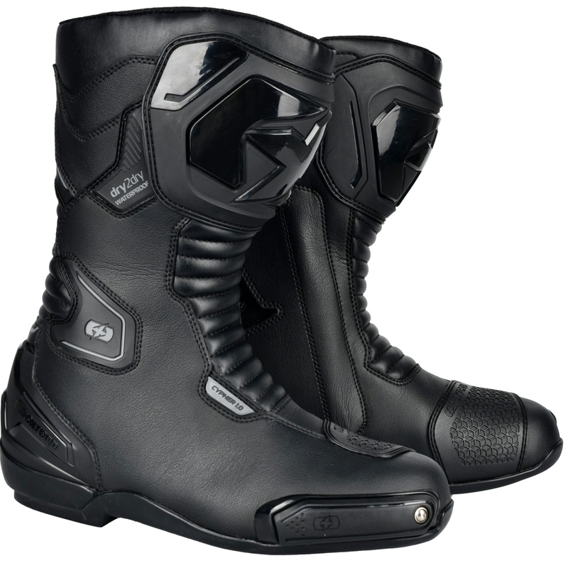 Bottes de moto Oxford Cypher 1.0 D2D noires