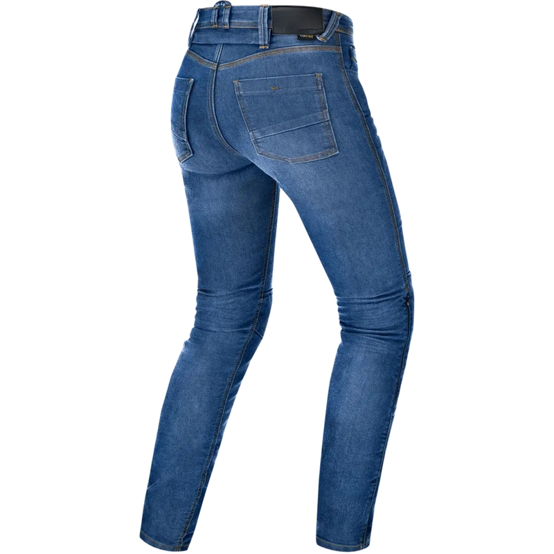 Jean moto long Shima Ridge pour femme bleu