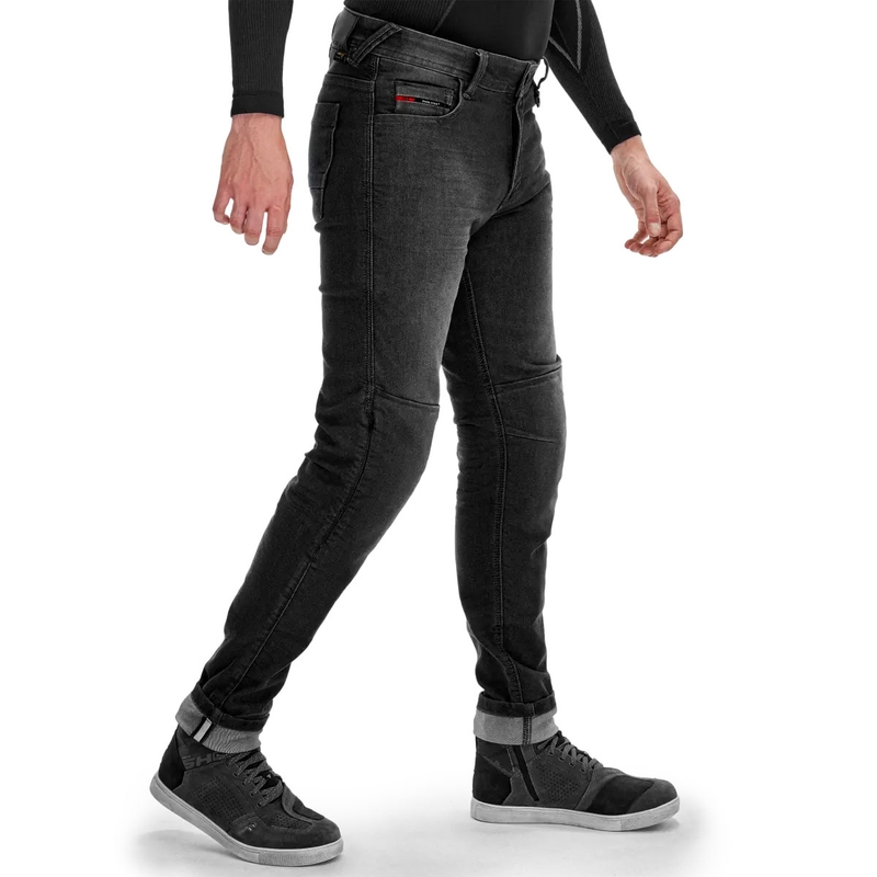 Jean moto long Shima Ridge noir