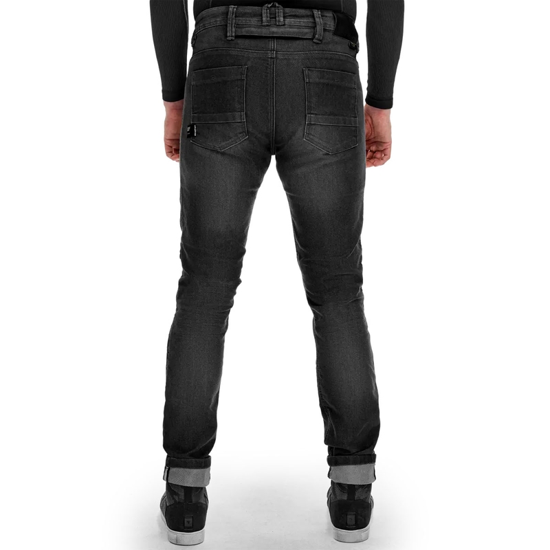 Jean moto long Shima Ridge noir