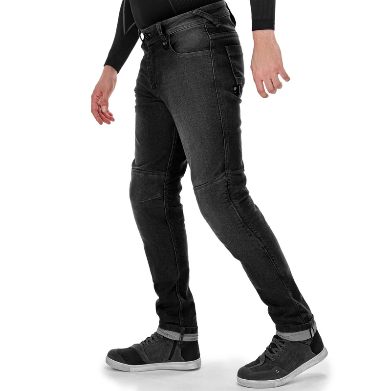 Jean moto long Shima Ridge noir