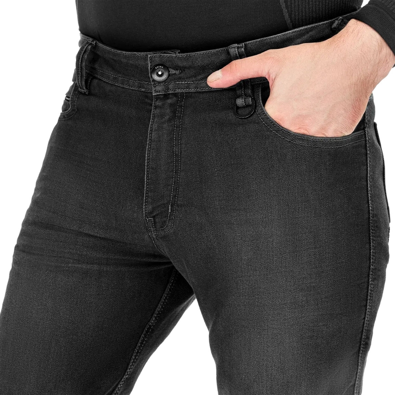 Jean moto long Shima Ridge noir
