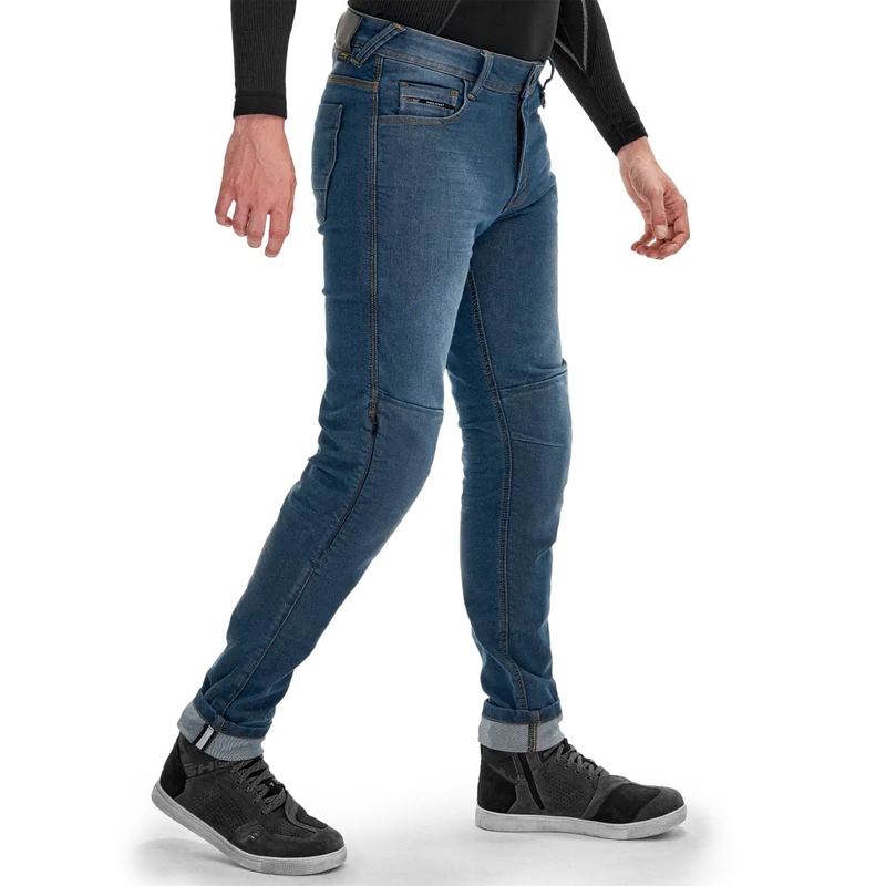 Jeans moto Shima Ridge bleu