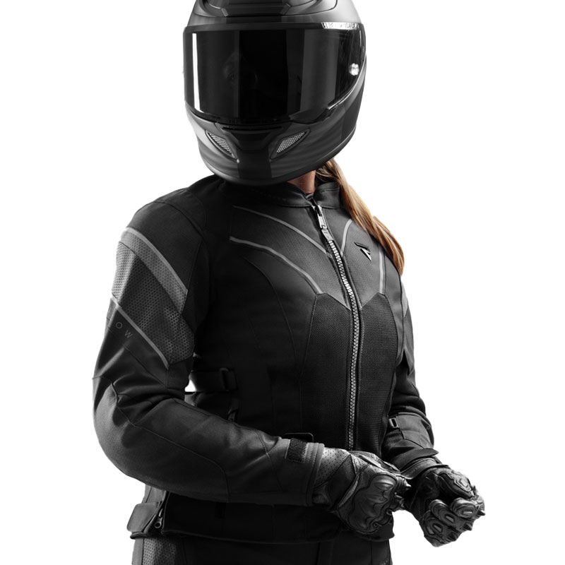 Veste moto femme Rebelhorn Hiflow V noire