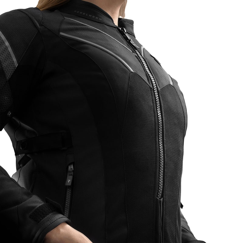 Veste moto femme Rebelhorn Hiflow V noire