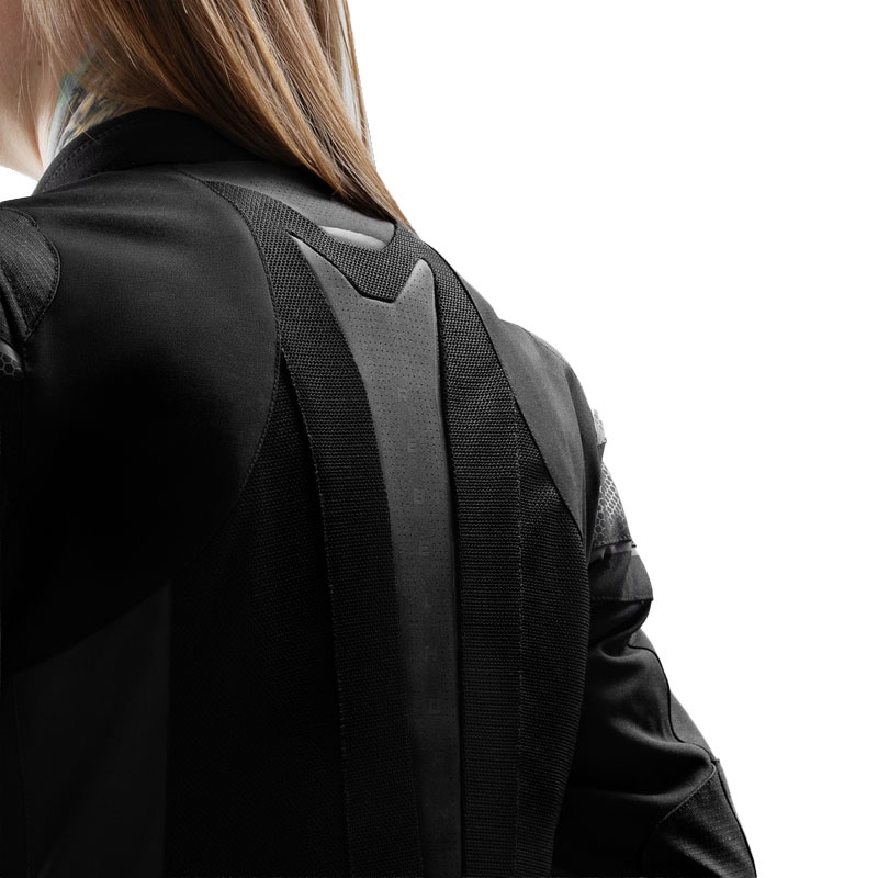 Veste moto femme Rebelhorn Hiflow V noire